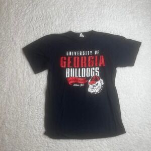 Georgia bulldogs men's black tshirt‎ collegiate football
